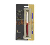 Parker Galaxy Gt a Sfera Penna Finiture IN Oro Punta Rosso Corpo Blu Ink Vector