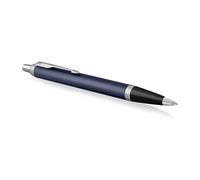 Penna a sfera Parker IM Knock Type Collezione acromatica con finiture cromate or