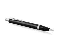 Penna a sfera Parker IM Knock Type Collezione acromatica con finiture cromate or