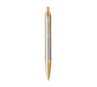 Penna a sfera IM Premium Metal Chiselled stilo M grey Parker