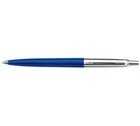 Penna a sfera Parker Jotter Personalizzate incisione laser fusto in plastica dettagli acciaio. Parker personalizzabili con laser. Colori disponibili Bianco, Rosso Nero e Blu. Inchiostro nero. (Blu)