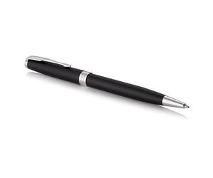 Penna a sfera Parker Sonnet punta M inchiostro nero Matte Black .Scatola regalo