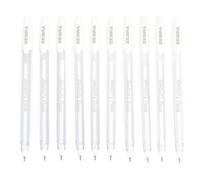 Penna A Sfera Pastel Doodler'z Zebra Inchiostro Bianco 1,0mm Confezione Da 10