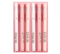 Penna a sfera, penna a inchiostro neutro Penne a inchiostro gel da 0,5 mm, colori casuali, confezione da 6(Random Color 6pcs)