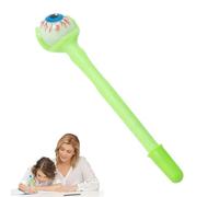 Penna a sfera per Halloween, con design a bulbo oculare, penne luminose al buio, per scuola, aula, studio, casa, arte, disegno, diario, scrittura, fai da te