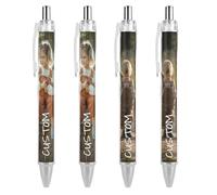 Penna a sfera personalizzata, personalizzabile con incisione nome compleanno, colori a scelta, Crea un regalo davvero unico per affari, ufficio anniversario, Natale