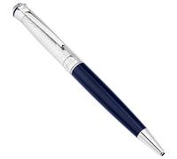Penna A Sfera Philip Watch Acciaio Argento e Blu J820637 NUOVO E ORIGINALE