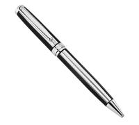 Penna A Sfera Philip Watch Acciaio Nero Argento J820645 NUOVO E ORIGINALE