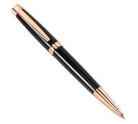 Penna A Sfera Philip Watch Ottone Nera e Oro Rosa J820635 NUOVO E ORIGINALE