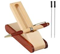 Penna a sfera regalo Set completo di penne a sfera in legno con simpatica scatola di legno Regali aziendali + 2 ricariche