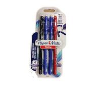 Penna a sfera Replay stick M. Confezione da 4. Blu, 2 nera, rossa