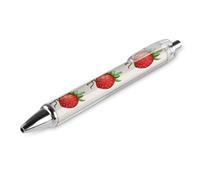 Penna a sfera retrattile a forma di formica carina con fragola, punta fine da 0,5 mm, inchiostro nero, forniture per ufficio per insegnanti, 1 pezzo come foto 2