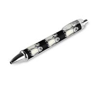 Penna a sfera retrattile a forma di pinguini ad acquerello, 0,5 mm, scrittura fine e liscia, per casa e ufficio, colore nero, 1 pezzo come foto 3