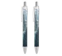 Penna a sfera retrattile antica città subacquea 0,5 mm penne a rullo per ufficio penne a punta media penne diario 2 pz come foto 2