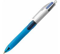 Penna a sfera retrattile Bic 4 colori con impugnatura 10pz (media)