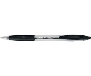 Penna a sfera retrattile Bic Atlantis Classic - Punta da 1 mm - Corpo trasparente con impugnatura - Colore nero NEW