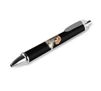 Penna a sfera retrattile con cane e gatto Beagle, per uomini e donne, ufficio, lavoro, regali personalizzati 1 pz come foto 3