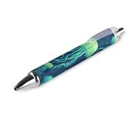 Penna a sfera retrattile con medusa, 0,5 mm, scrittura fluida con impugnatura comoda, forniture per ufficio, per uomini e donne, 1 pezzo come foto 2