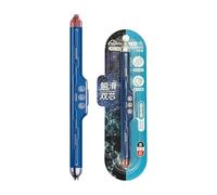 Penna a sfera retrattile con punta 2 penne a sfera colorate in 1, punta fine da 0,5 mm, per scuola, compiti a casa, appunti, prendere appunti