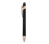Penna a sfera retrattile opaca con impugnatura da 0,7 mm, ricaricabile, in metallo, per ufficio, hotel