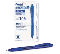 Penna a sfera retrattile Pentel Energel X con inchiostro blu Bold (BL110C)