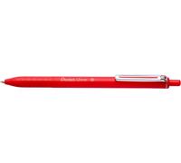 Penna a sfera retrattile Pentel iZee - Punta da 0,7 mm - Corsa da 0,35 mm - Clip in metallo - Colore rosso NEW