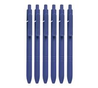 Penna a sfera retrattile per firma aziendale, 6 pezzi, per firma dell'ufficio, con punta da 0,5 mm, per scrivere senza intoppi