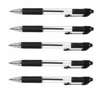 Penna A Sfera Retrattile Zebra Z-Grip Inchiostro Nero 1.0mm Nib Medio