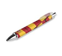 Penna a sfera stampata con bandiera della Spagna o bandiera per adulti 0,5 mm inchiostro nero ad asciugatura rapida penne per scrittura liscia 1 PZ come foto 1