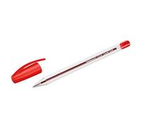 Pelikan 804394 Stick Super Soft - Penna a Sfera, Impugnatura Ergonomica Triangolare, Inchiostro di Qualità Tedesca Scorrevole, Confezione Risparmio da 12 Pezzi, Rosso