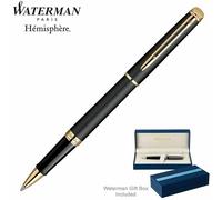 PENNA A SFERA WATERMAN HEMISPHERE MATTE BLACK GT ROLLER CON SPEDIZIONE...