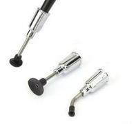 Penna a ventosa per componenti con 3 ventose antistatiche, punte da 3,2/6,4/9,5 mm, per la manipolazione di chip IC, leggera, 26 g, nera