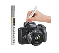 Penna a vernice Bright Black - Compatibile con custodie in metallo, penna di riparazione per la riparazione rapida dei graffi della cassa sulle fotocamere reflex e di sistema, con punta di ricambio