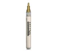 Penna acrilica di colore metallico Penna permanente Pennarello acrilico Penna di vernice acrilica Penna di marcatore permanente per metallo Penna di marcatore permanente
