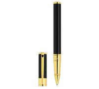 Penna Ad Inchiostro S.T.Dupont Stilo Roller 2622 Uomo Nero/Oro
