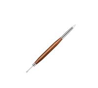 Penna artistica per unghie con punta con impugnatura ergonomica per intagli complessi, sfumature sfumate e tecniche progettazione professionale Penna artistica per unghie a doppia estremità