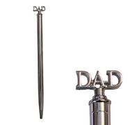 Penna Barrel Argento Con Parola Papà Ideale Regalo Per La Festa Del Papà