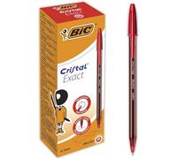 BIC PENNA CRISTAL EXACT ROSSA CONFEZIONE 1 PZ
