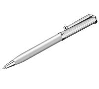 Penna Biro Mercedes-Benz Metallo Argento Chiusura Girevole Logo Stella B66043352