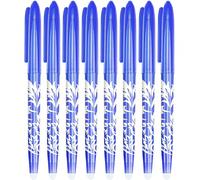 Penna cancellabile blu con gomma, disponibile in set da 1pz / 3 pz / 5 pz. Penna a sfregamento con gomma alla fine, penna a gel che può essere cancellata, strumento di scrittura per bambini e adulti. 
