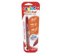 Penna cancellabile Carioca Oops Pop punta media 0,7 mm rosso 41044/03