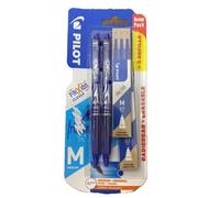 Penna Cancellabile Frixion Clicker Blu Blister 2 Penne Punta Media e 6 Ricambi