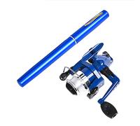 Penna canna da pesca e mulinello combo in lega di alluminio telescopica tascabile mulinello da spinning set leggero compatto estensibile attrezzatura da pesca per barca diga appassionati di pesca sul