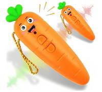 Penna carota da 2 pezzi, simpatico registratore vocale da 60 secondi per bambini, penna non scrivibile - regalo divertente e creativo per bambini, studenti, insegnanti