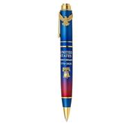 Penna commemorativa per il 250° anniversario del Patriota degli Stati Uniti, penne a inchiostro nero a tema patriottico, regali natalizi all'ingrosso con penna a sfera per adulti e bambini (Blue)