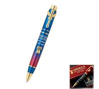 Penna commemorativa Us per i 250 anni di libertà, penne patriottiche da collezione con confezione regalo, strumento di scrittura per gli amanti della storia, regali natalizi sfusi con (#B)