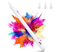 Penna Compatibile con iPad 2018-2025, Penna per iPad Ricarica Rapida, Sensibile all'Inclinazione & Rifiuto del Palmo, per ipad 11 A16/10/9/8/7/6,Pro 11/12.9, Mini 5/6,Air 3/4/5/M2/M3,Mini 5/6
