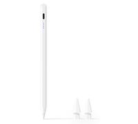 Penna Compatibile con iPad 2018-2026, Ricarica Rapida, Rifiuto del Palmo, Palm Rejection, Tablet Stylus Pencil per iPad 11/10/9/8/7/6/A16, Mini 7/6/5/4, Air M4/M3/M2, Pro M5/M4 13/12.9/11″, Android