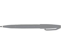 Penna con punta in fibra PentelArts Sign Pen S520, grigio argento