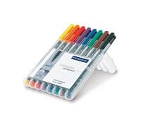 STAEDTLER 318WP8 - Lumocolor cassa permanente con 8 colori, F 0,6 mm